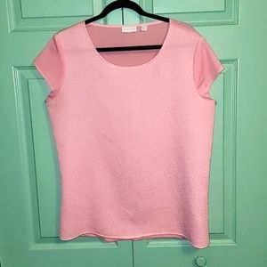 New York & Company Pink Top Size L EUC